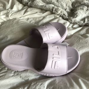 Lavender FILA slides